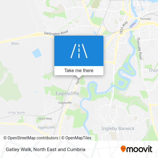 Gatley Walk map