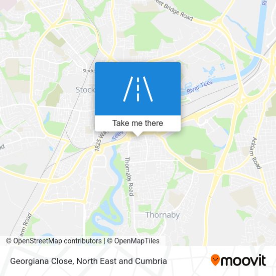 Georgiana Close map