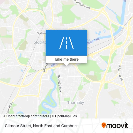 Gilmour Street map