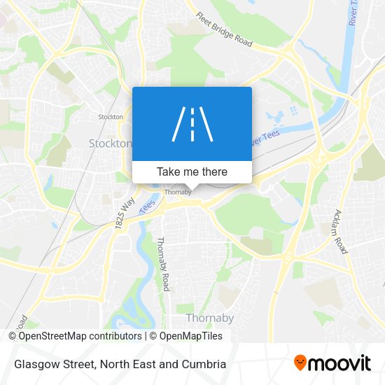 Glasgow Street map