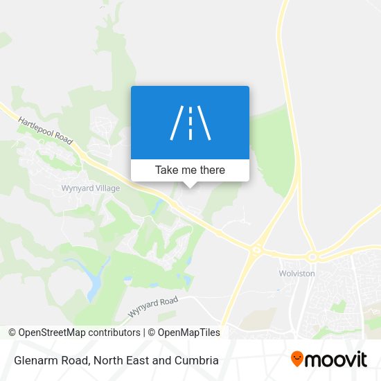 Glenarm Road map