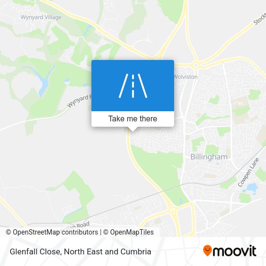 Glenfall Close map