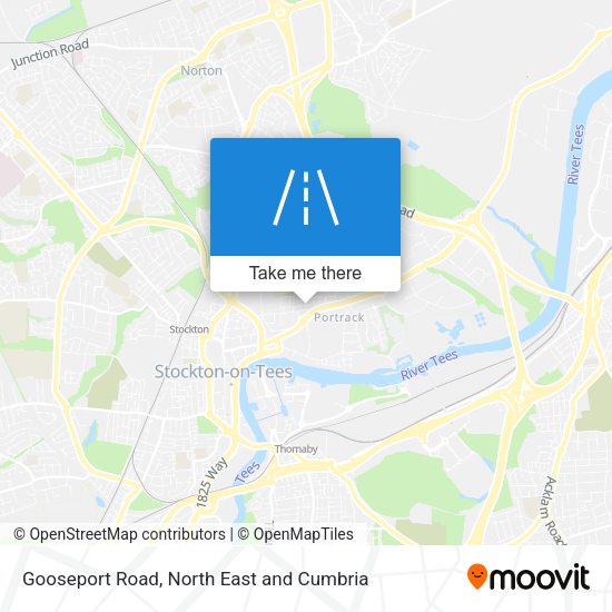 Gooseport Road map