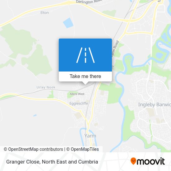 Granger Close map