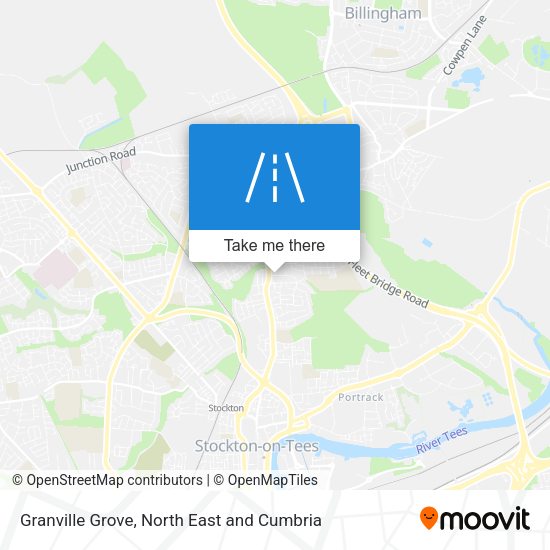 Granville Grove map