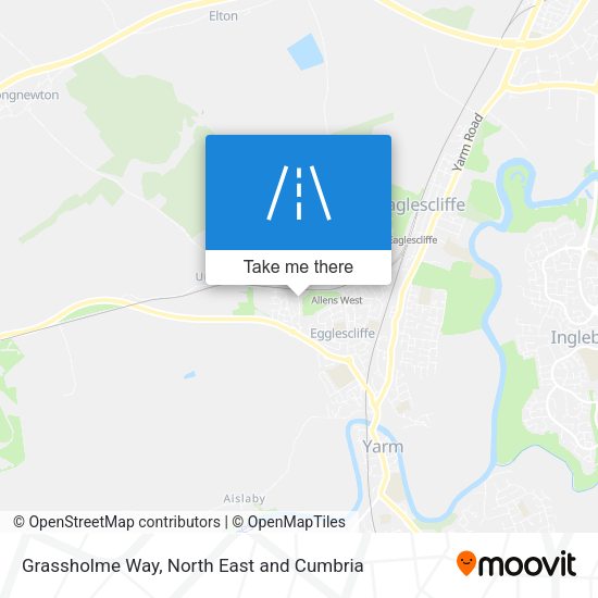 Grassholme Way map