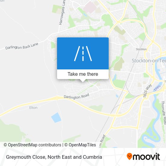 Greymouth Close map