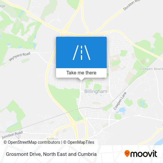 Grosmont Drive map