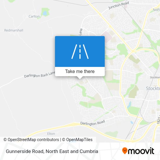 Gunnerside Road map