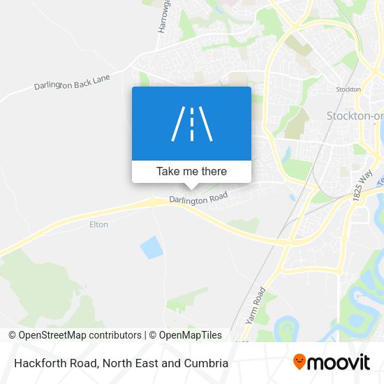 Hackforth Road map