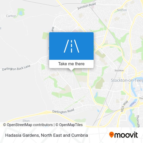 Hadasia Gardens map