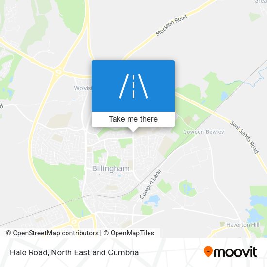 Hale Road map