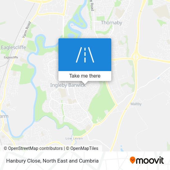 Hanbury Close map