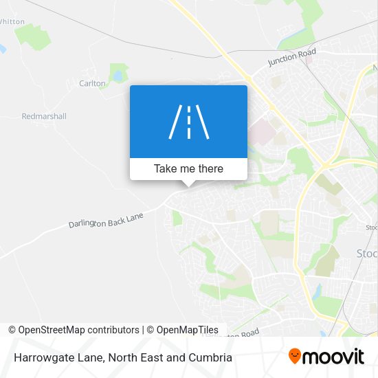 Harrowgate Lane map