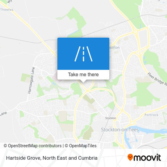 Hartside Grove map