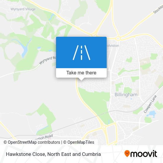 Hawkstone Close map