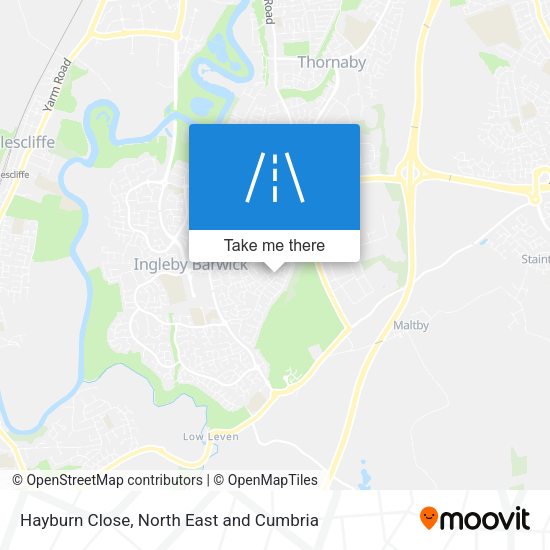 Hayburn Close map