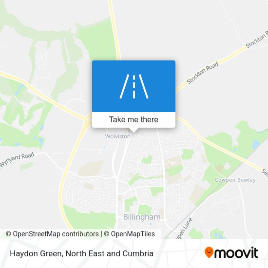 Haydon Green map