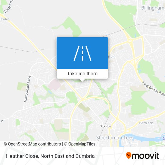Heather Close map