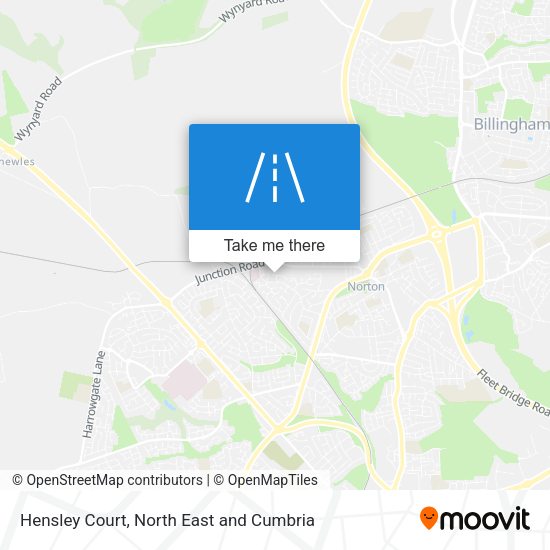 Hensley Court map