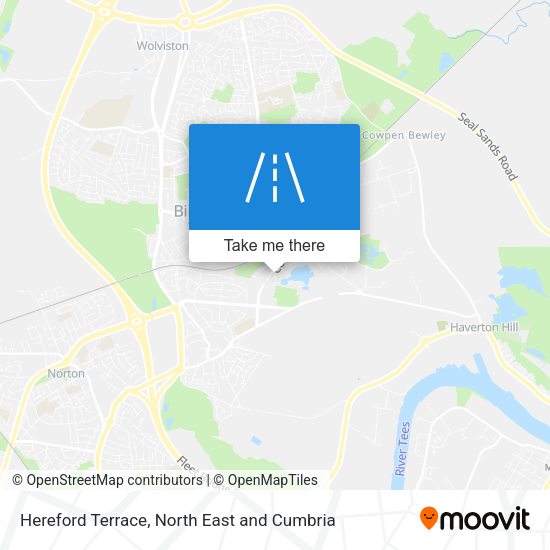 Hereford Terrace map