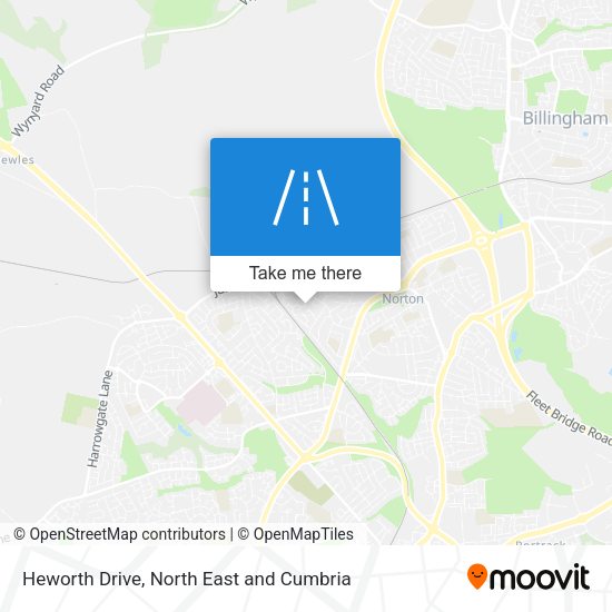 Heworth Drive map
