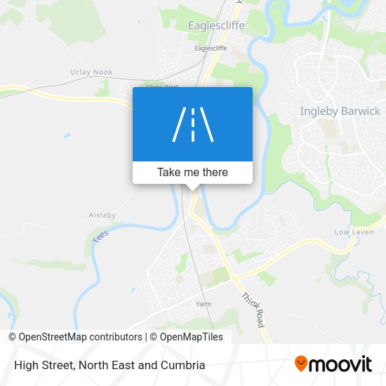High Street map