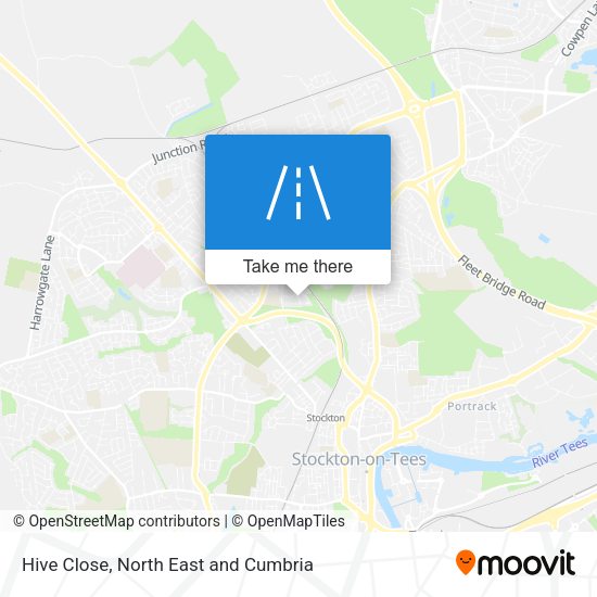 Hive Close map