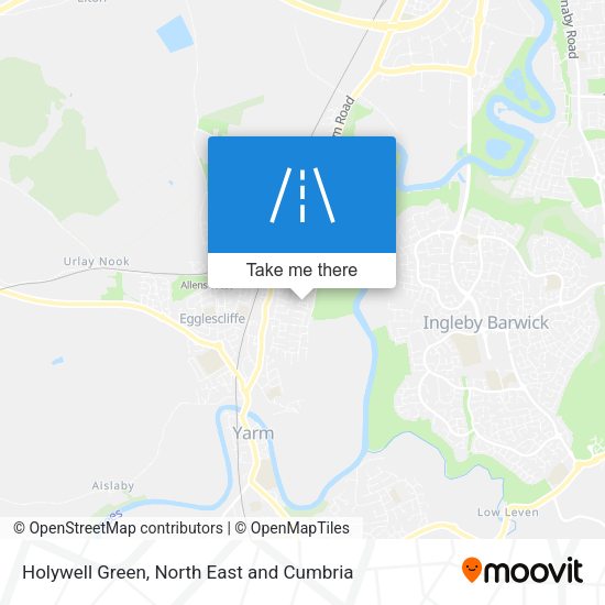 Holywell Green map