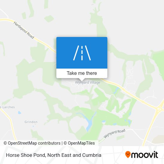 Horse Shoe Pond map