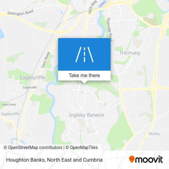 Houghton Banks map