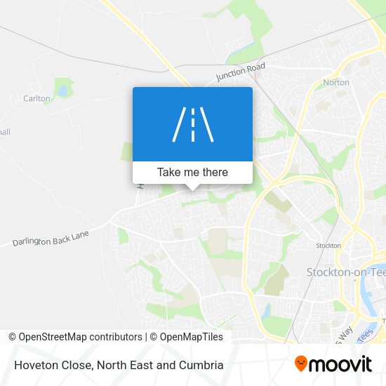 Hoveton Close map