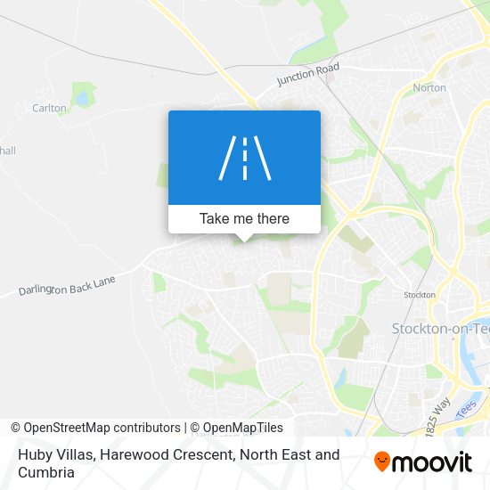 Huby Villas, Harewood Crescent map