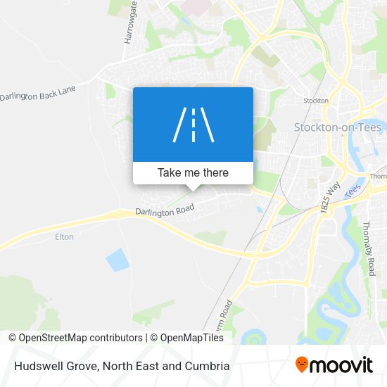 Hudswell Grove map