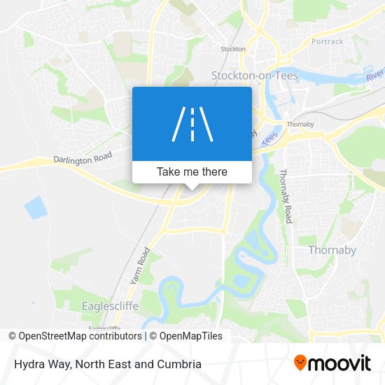 Hydra Way map