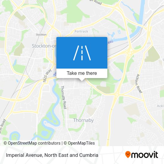 Imperial Avenue map