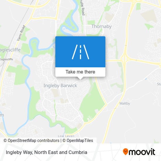 Ingleby Way map