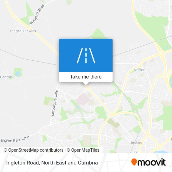 Ingleton Road map