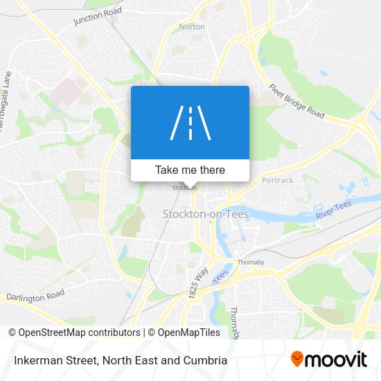 Inkerman Street map
