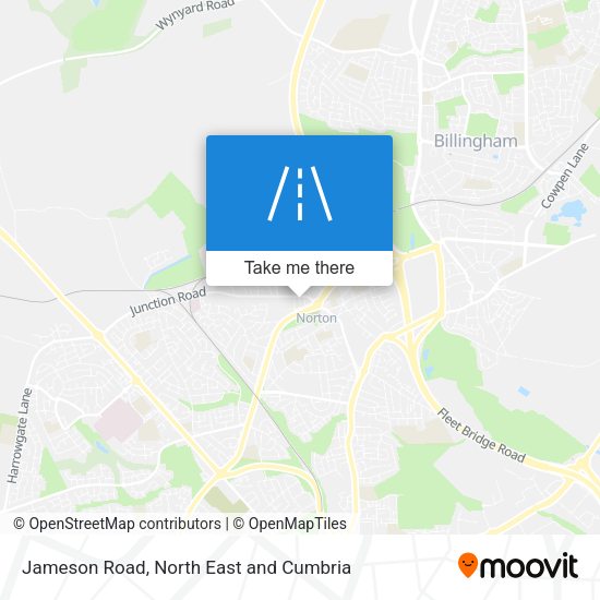 Jameson Road map