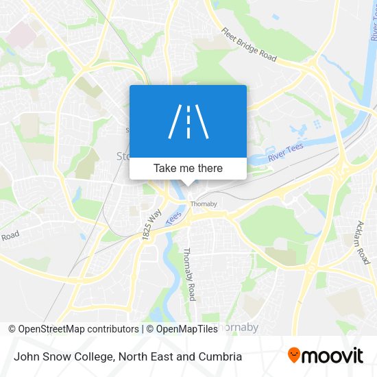John Snow College map