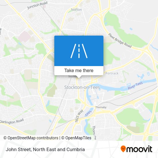 John Street map