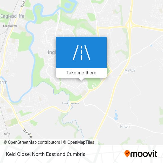 Keld Close map