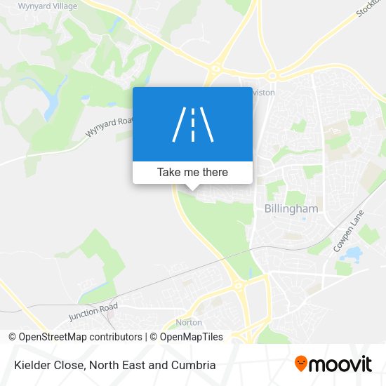 Kielder Close map
