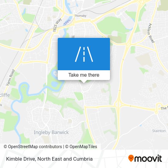Kimble Drive map