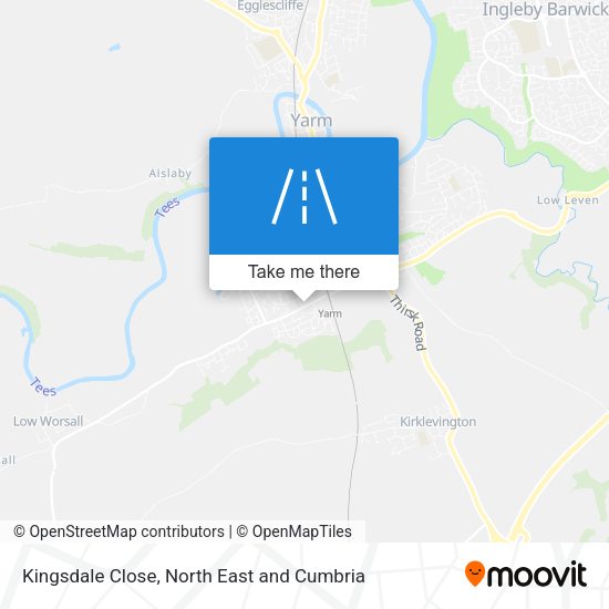 Kingsdale Close map