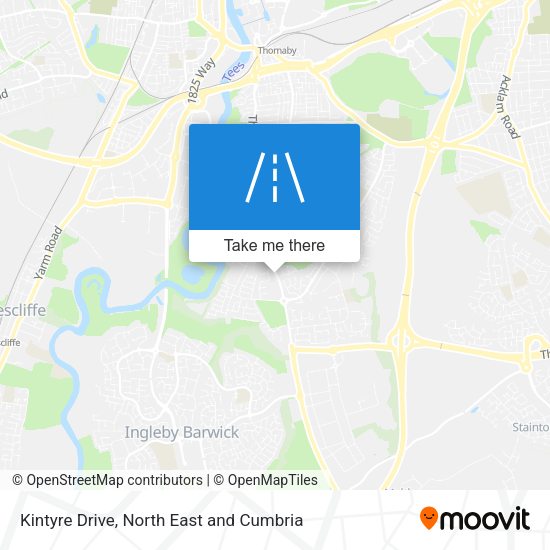 Kintyre Drive map