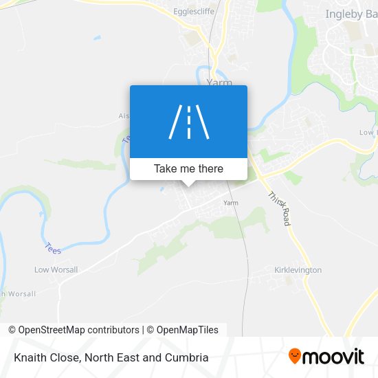Knaith Close map