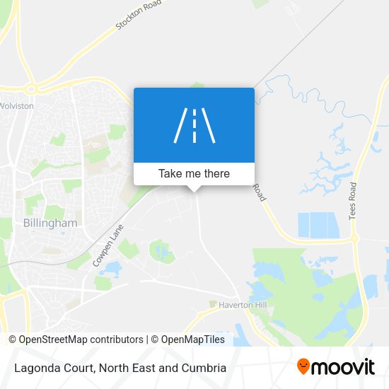Lagonda Court map