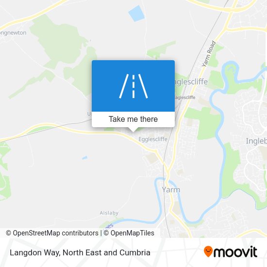 Langdon Way map